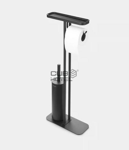 Roll Holder with Towel Holder and Shelf - MINDSET BRABANTIA